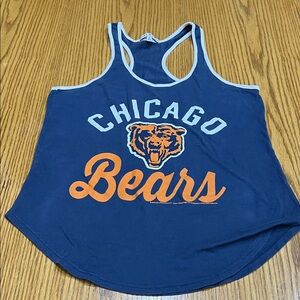 Junk Food Clothing Chicago Bears Blue Tank Top
